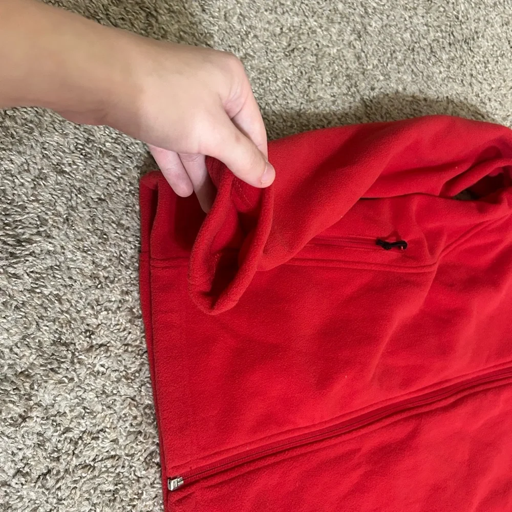 NWT Columbia A State Vibrant Red Full-Zip Jacket Give & Go Women’s Size Small - Picture 5 of 10